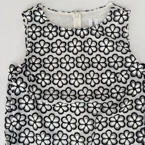 Julia Jordan Daisy Dress/Black & White/Sleeveless/Lined/Sheath/Elegant/Sz 6